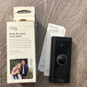Ring Video Doorbell Wired - Black